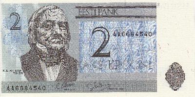 Beschrijving voorzijde: K.v.BAER